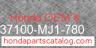 Honda 37100-MJ1-780 genuine part number image
