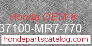 Honda 37100-MR7-770 genuine part number image
