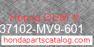 Honda 37102-MV9-601 genuine part number image