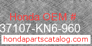 Honda 37107-KN6-960 genuine part number image