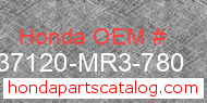 Honda 37120-MR3-780 genuine part number image