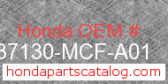 Honda 37130-MCF-A01 genuine part number image