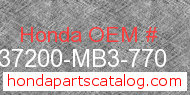 Honda 37200-MB3-770 genuine part number image