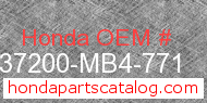 Honda 37200-MB4-771 genuine part number image