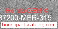 Honda 37200-MFR-315 genuine part number image