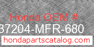 Honda 37204-MFR-680 genuine part number image