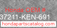 Honda 37211-KEN-691 genuine part number image