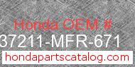 Honda 37211-MFR-671 genuine part number image