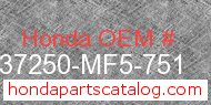Honda 37250-MF5-751 genuine part number image
