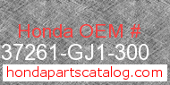 Honda 37261-GJ1-300 genuine part number image