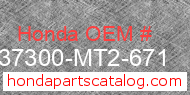 Honda 37300-MT2-671 genuine part number image