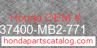 Honda 37400-MB2-771 genuine part number image