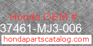 Honda 37461-MJ3-006 genuine part number image