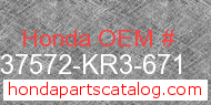 Honda 37572-KR3-671 genuine part number image