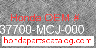 Honda 37700-MCJ-000 genuine part number image