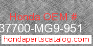 Honda 37700-MG9-951 genuine part number image