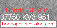 Honda 37750-KV3-951 genuine part number image