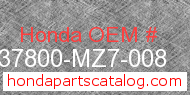 Honda 37800-MZ7-008 genuine part number image