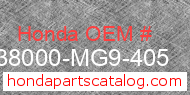 Honda 38000-MG9-405 genuine part number image