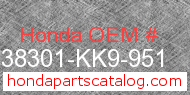 Honda 38301-KK9-951 genuine part number image