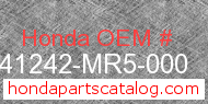 Honda 41242-MR5-000 genuine part number image