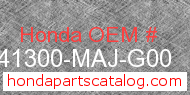 Honda 41300-MAJ-G00 genuine part number image
