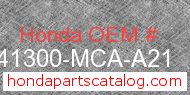Honda 41300-MCA-A21 genuine part number image