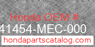 Honda 41454-MEC-000 genuine part number image