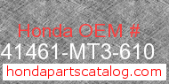 Honda 41461-MT3-610 genuine part number image