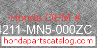 Honda 44211-MN5-000ZC genuine part number image
