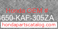 Honda 44650-KAF-305ZA genuine part number image