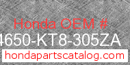 Honda 44650-KT8-305ZA genuine part number image