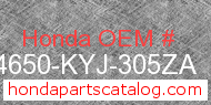 Honda 44650-KYJ-305ZA genuine part number image