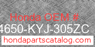 Honda 44650-KYJ-305ZC genuine part number image