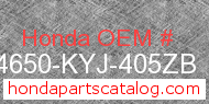 Honda 44650-KYJ-405ZB genuine part number image