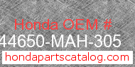 Honda 44650-MAH-305 genuine part number image