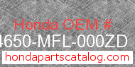 Honda 44650-MFL-000ZD genuine part number image