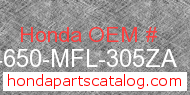 Honda 44650-MFL-305ZA genuine part number image