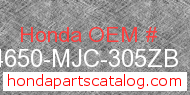 Honda 44650-MJC-305ZB genuine part number image