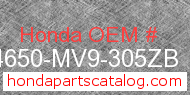 Honda 44650-MV9-305ZB genuine part number image