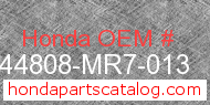 Honda 44808-MR7-013 genuine part number image