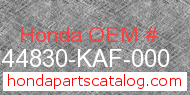 Honda 44830-KAF-000 genuine part number image