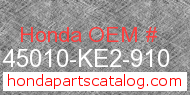 Honda 45010-KE2-910 genuine part number image