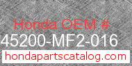 Honda 45200-MF2-016 genuine part number image