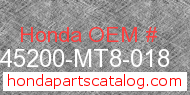 Honda 45200-MT8-018 genuine part number image