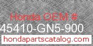 Honda 45410-GN5-900 genuine part number image