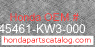 Honda 45461-KW3-000 genuine part number image