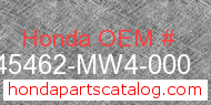 Honda 45462-MW4-000 genuine part number image