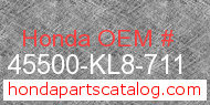 Honda 45500-KL8-711 genuine part number image