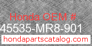 Honda 45535-MR8-901 genuine part number image
